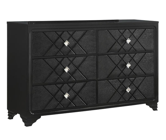 Penelope - Penelope 6-drawer Dresser Black