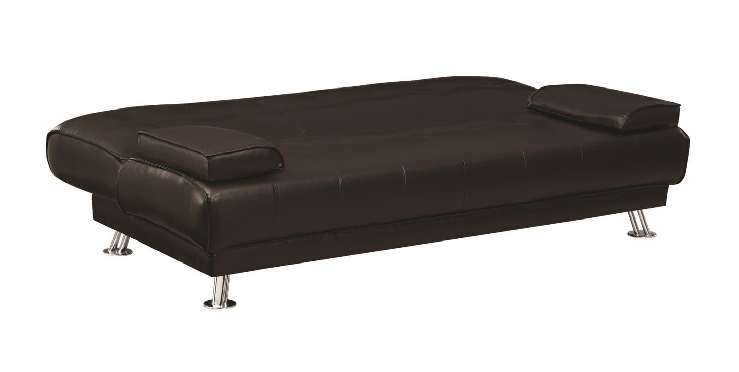 Pierre - Pierre Tufted Upholstered Sofa Bed Brown