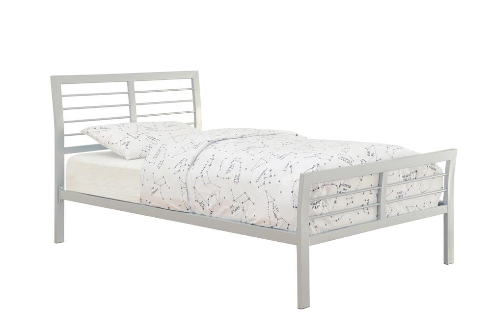Cooper - Cooper Twin Metal Bed Silver
