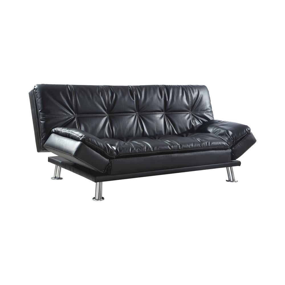 Dilleston - Dilleston Tufted Back Upholstered Sofa Bed Black