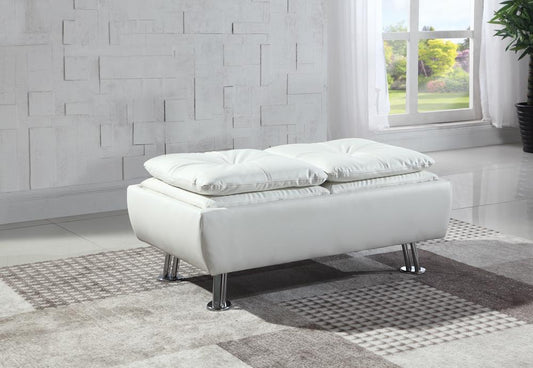 Dilleston - Dilleston Storage Ottoman with Removable Trays White