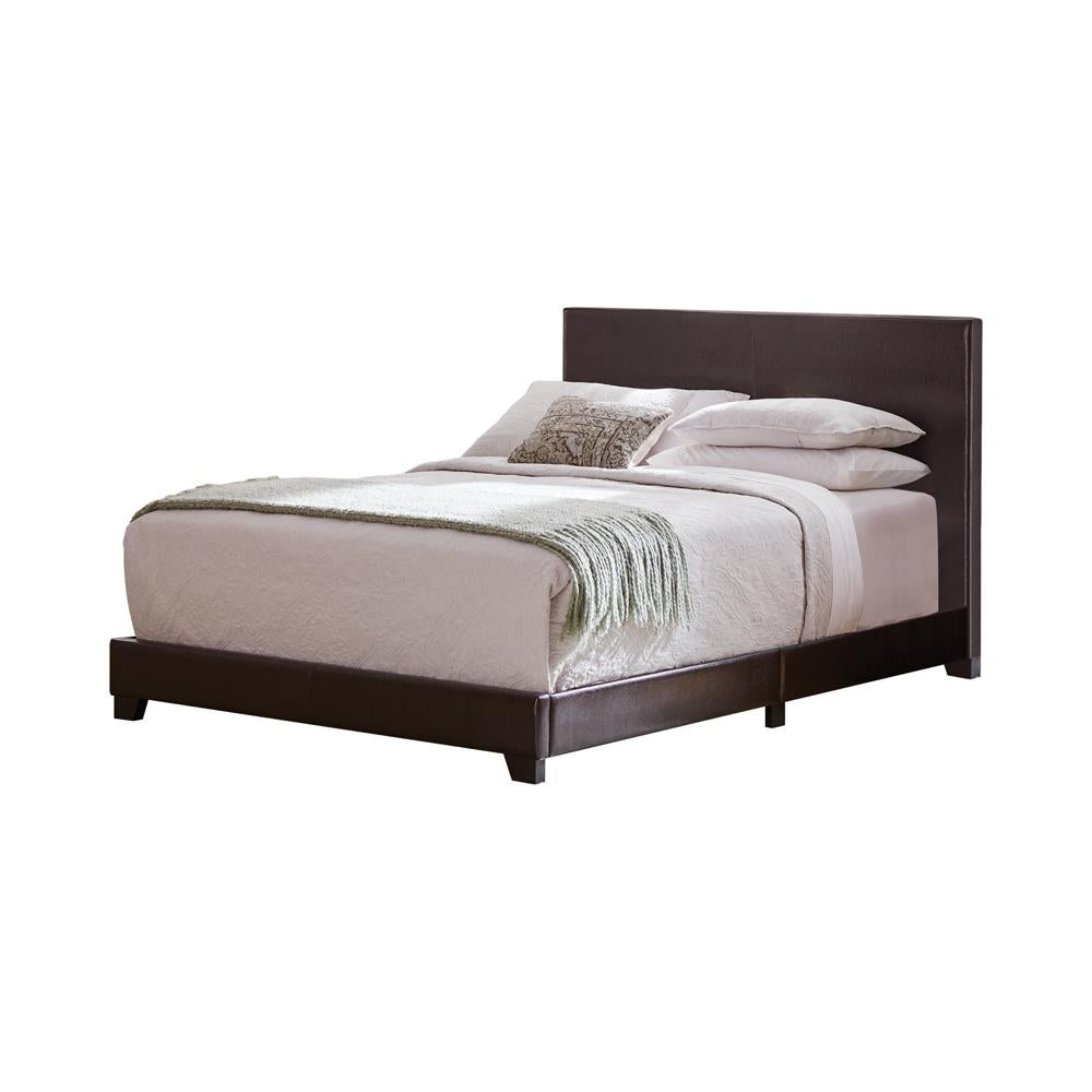 Dorian - Dorian Upholstered Eastern King Bed Brown