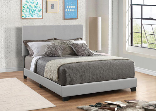 Dorian - Dorian Upholstered Eastern King Bed Grey