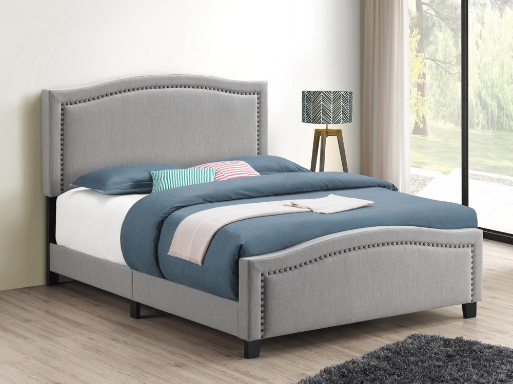 Hamden - Hamden Full Upholstered Panel Bed Mineral