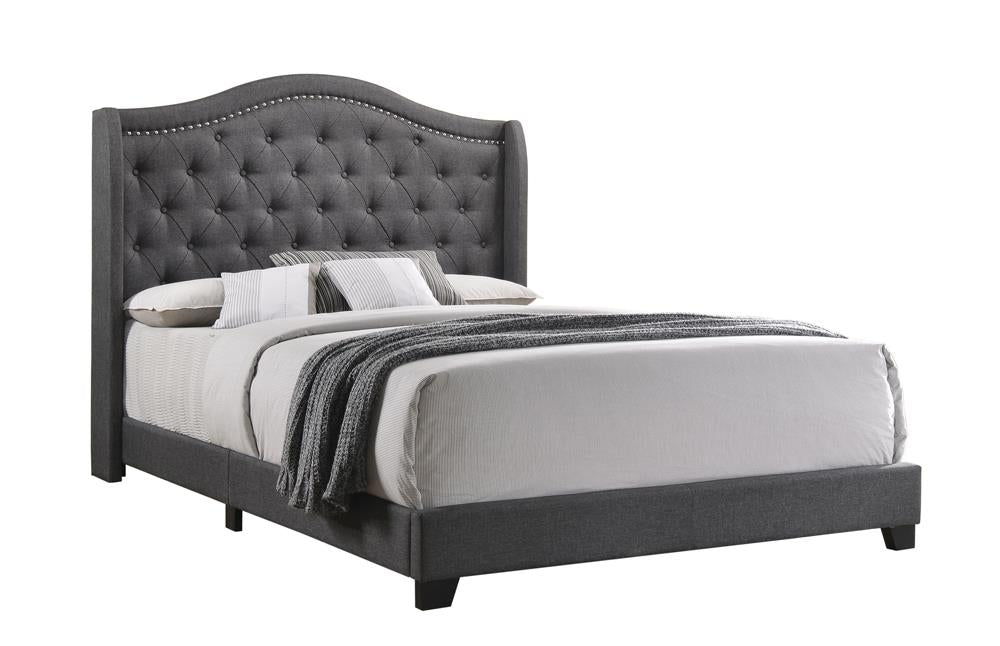 Sonoma - Sonoma Camel Back Full Bed Grey