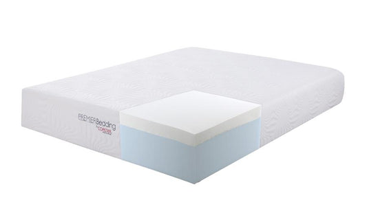 Ian - Ian California King Memory Foam Mattress White