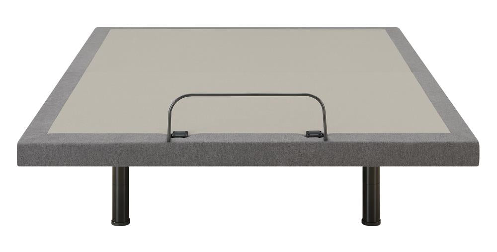 Clara - Clara Queen Adjustable Bed Base Grey and Black