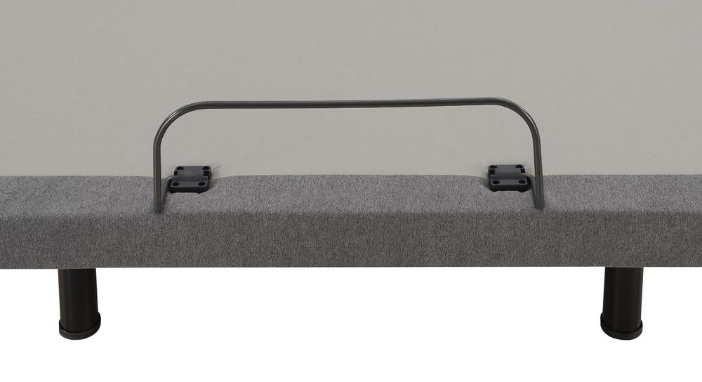 Negan - Negan Eastern King Adjustable Bed Base Grey and Black