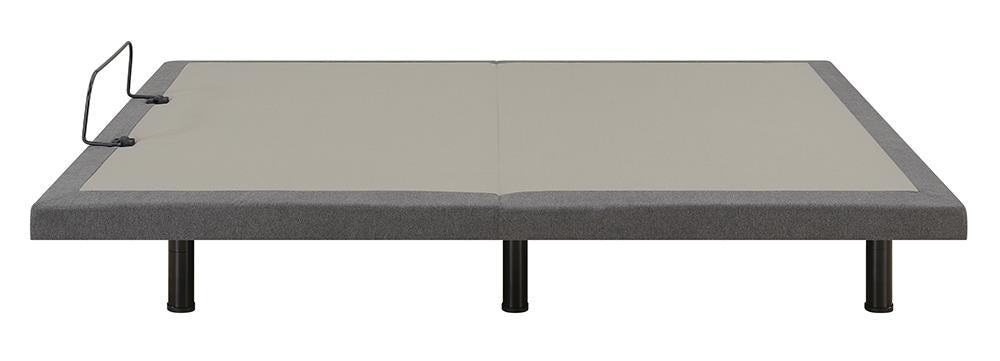 Negan - Negan Twin XL Adjustable Bed Base Grey and Black