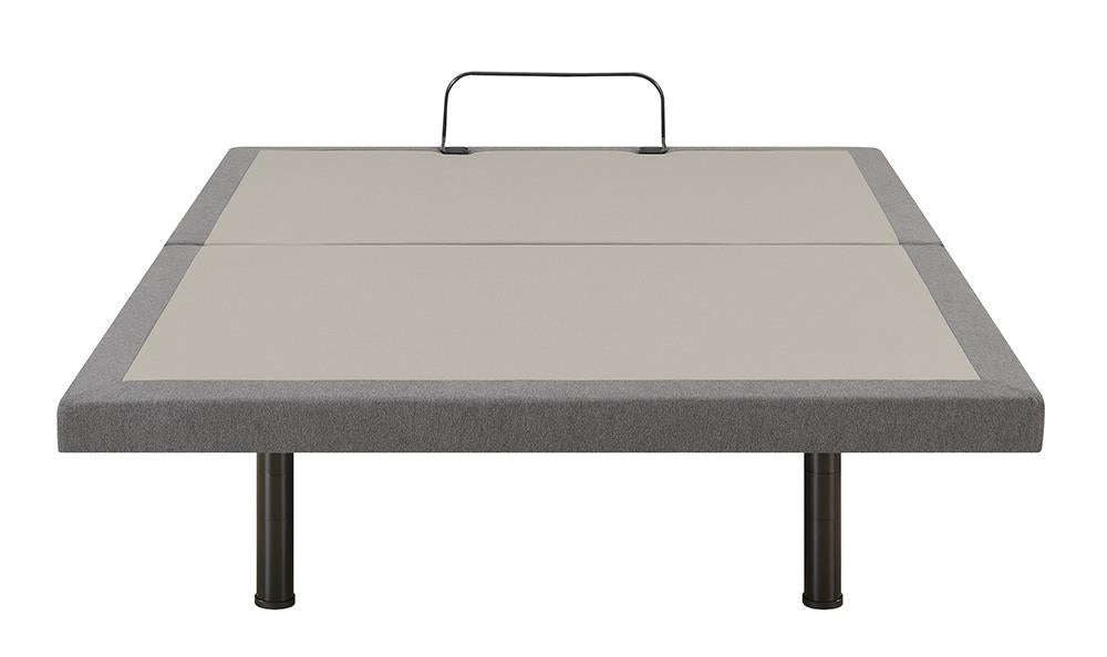 Negan - Negan Twin XL Adjustable Bed Base Grey and Black