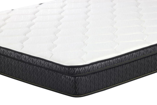 Evie - Evie 9.25" Full Mattress White and Black
