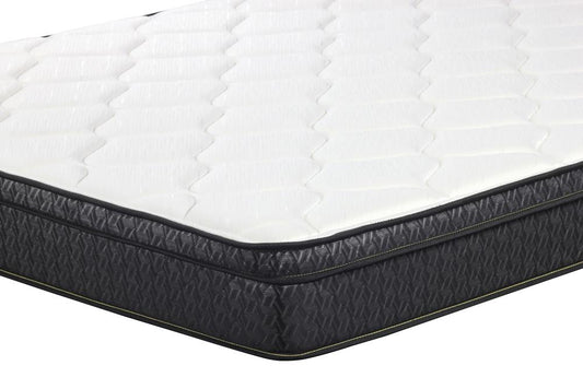 Evie - Evie 9.25" Twin Mattress White and Black