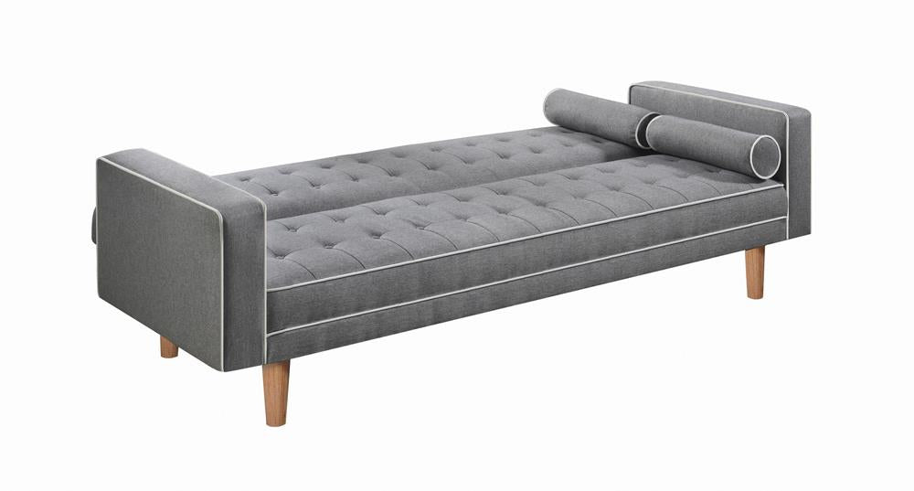 Lassen - Lassen Tufted Upholstered Sofa Bed Grey
