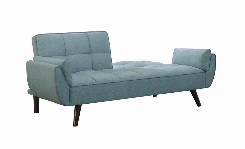 Caufield - Caufield Biscuit-tufted Sofa Bed Turquoise Blue