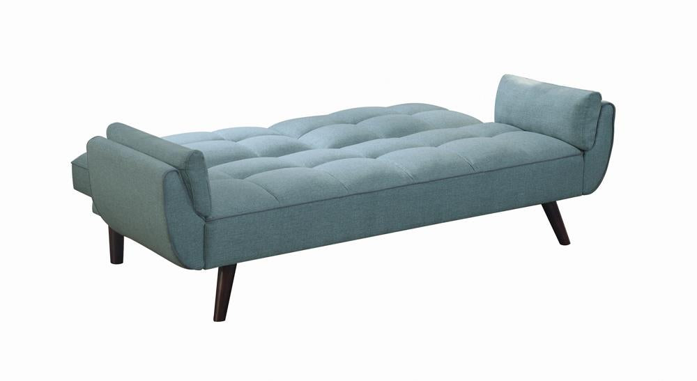 Caufield - Caufield Biscuit-tufted Sofa Bed Turquoise Blue