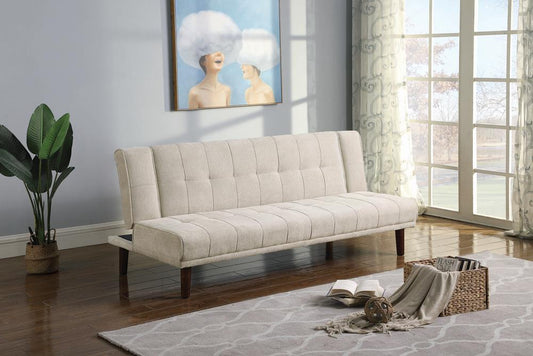 Joan - Joan Upholstered Sofa Bed Beige