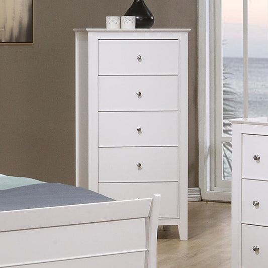 Selena - Selena 5-drawer Chest Buttermilk