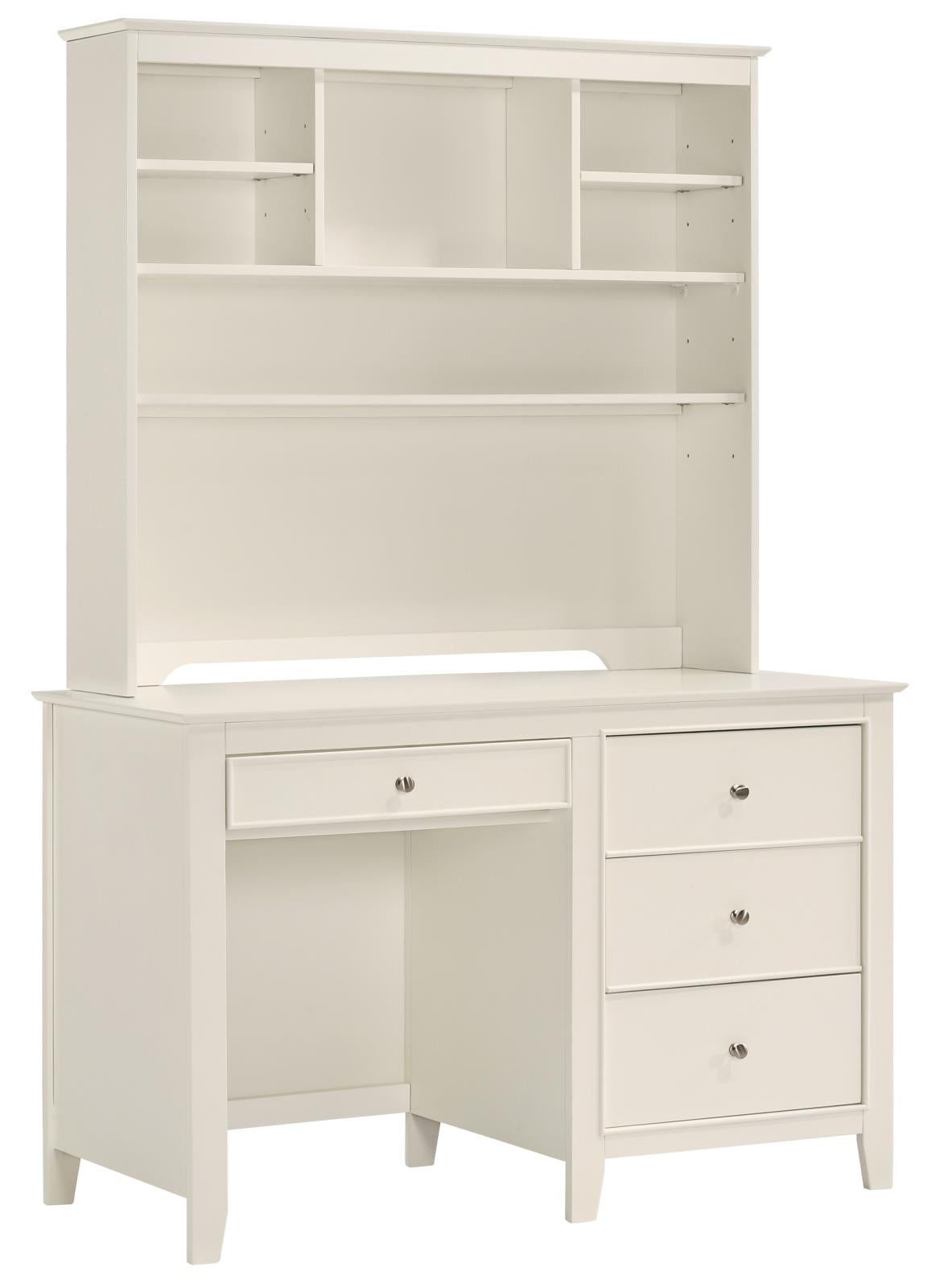 Selena - Selena 3-drawer Computer Desk Storage Buttermilk