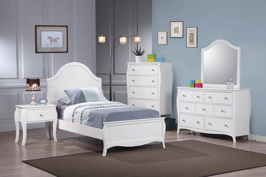 Dominique - Dominique 4-piece Full Panel Bedroom Set White
