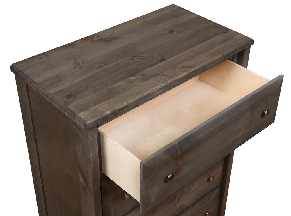 Wrangle Hill - Wrangle Hill 4-drawer Chest Gun Smoke