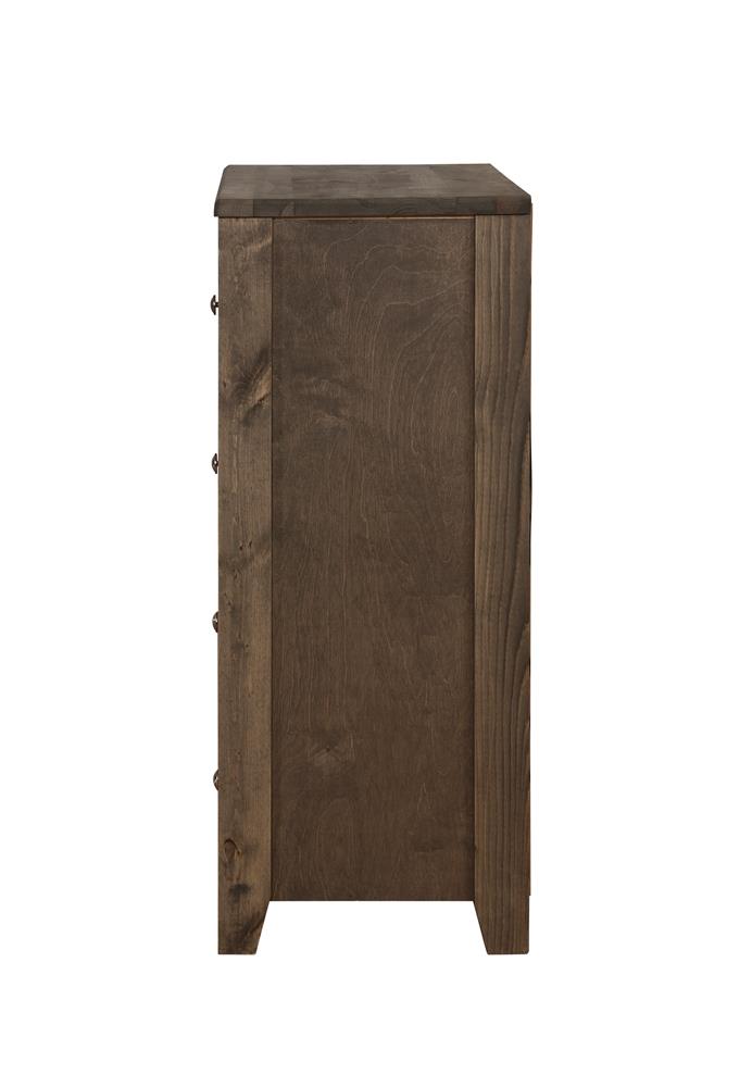 Wrangle Hill - Wrangle Hill 4-drawer Chest Gun Smoke