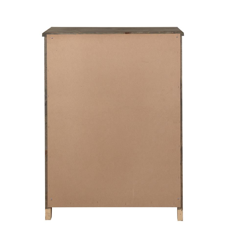 Wrangle Hill - Wrangle Hill 4-drawer Chest Gun Smoke