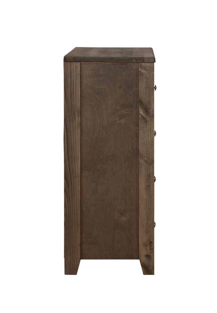 Wrangle Hill - Wrangle Hill 4-drawer Chest Gun Smoke