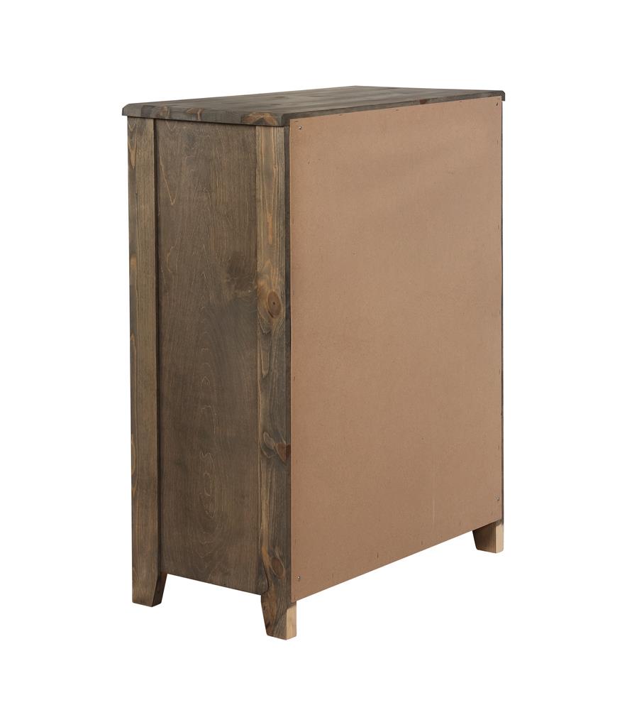 Wrangle Hill - Wrangle Hill 4-drawer Chest Gun Smoke