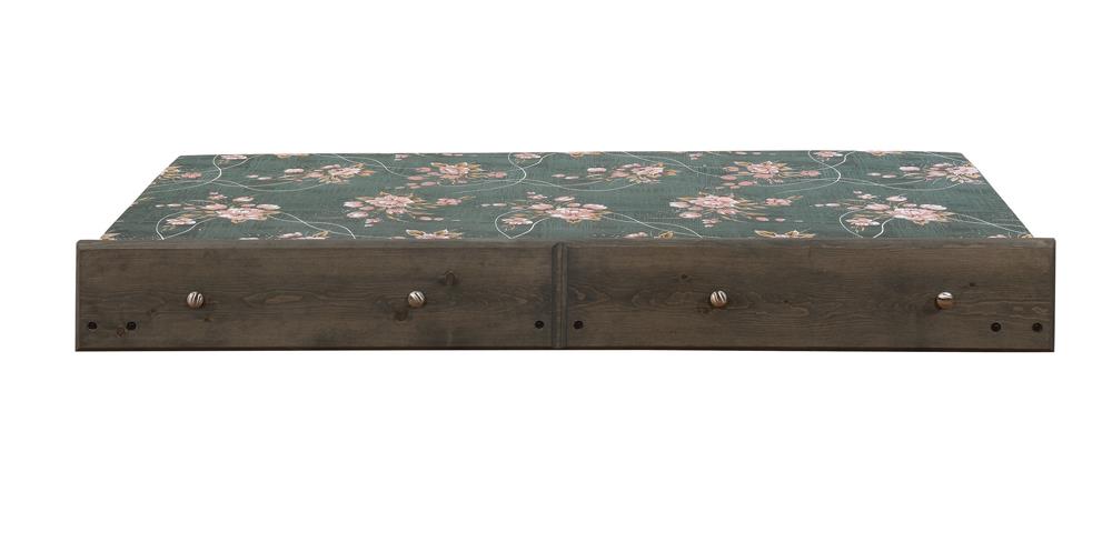 Wrangle Hill - Wrangle Hill Trundle with Bunkie Mattress Gun Smoke