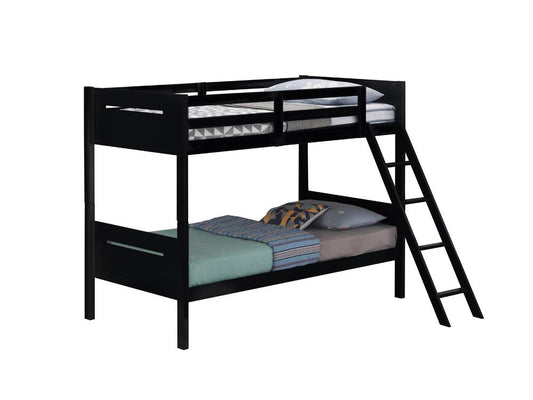 Littleton - Littleton Littleton Twin/Twin Bunk Bed Black