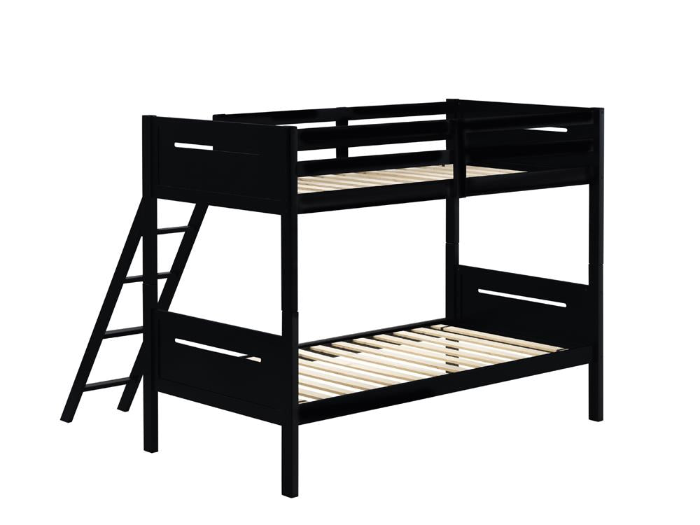 Littleton - Littleton Littleton Twin/Twin Bunk Bed Black