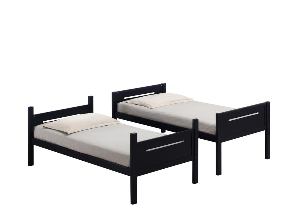 Littleton - Littleton Littleton Twin/Twin Bunk Bed Black