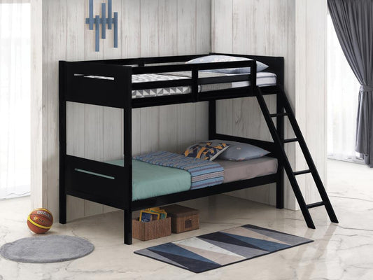 Littleton - Littleton Littleton Twin/Twin Bunk Bed Black