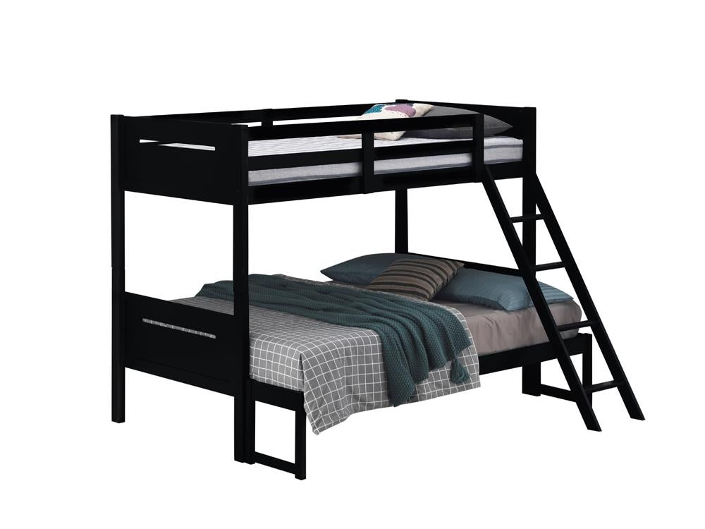 Littleton - Littleton Littleton Twin/Full Bunk Bed Black