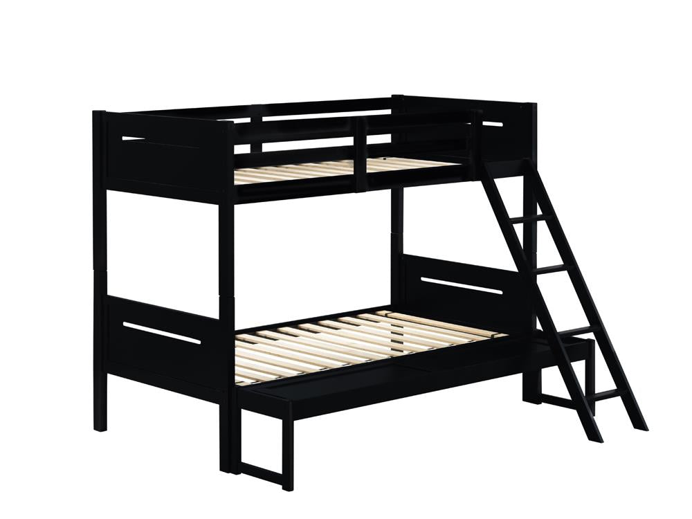 Littleton - Littleton Littleton Twin/Full Bunk Bed Black
