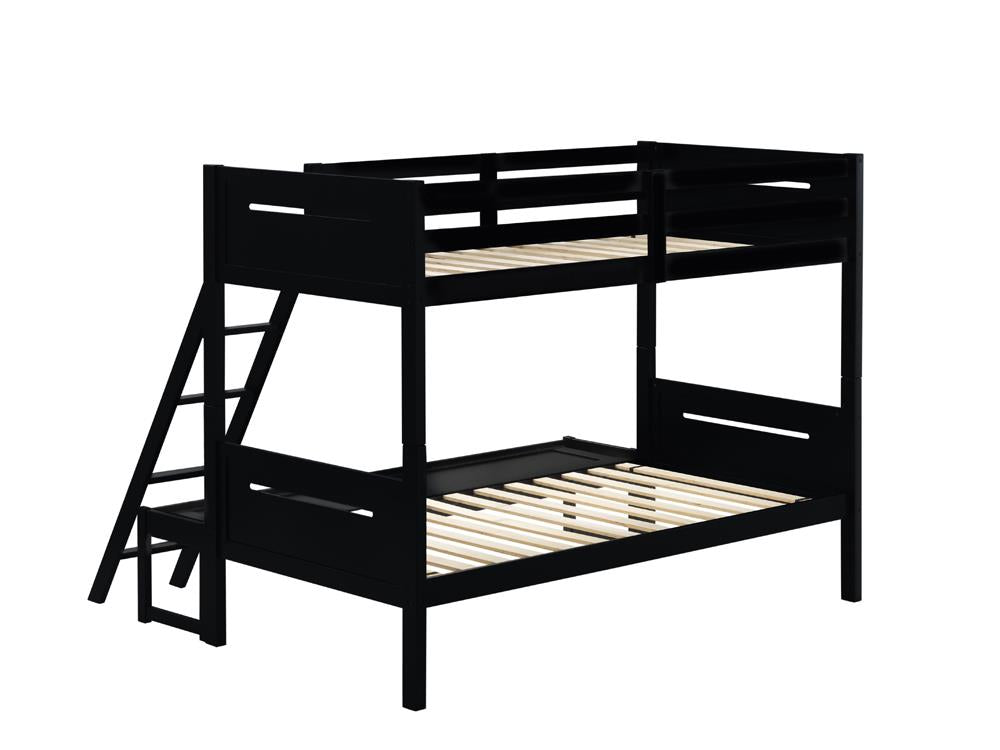 Littleton - Littleton Littleton Twin/Full Bunk Bed Black