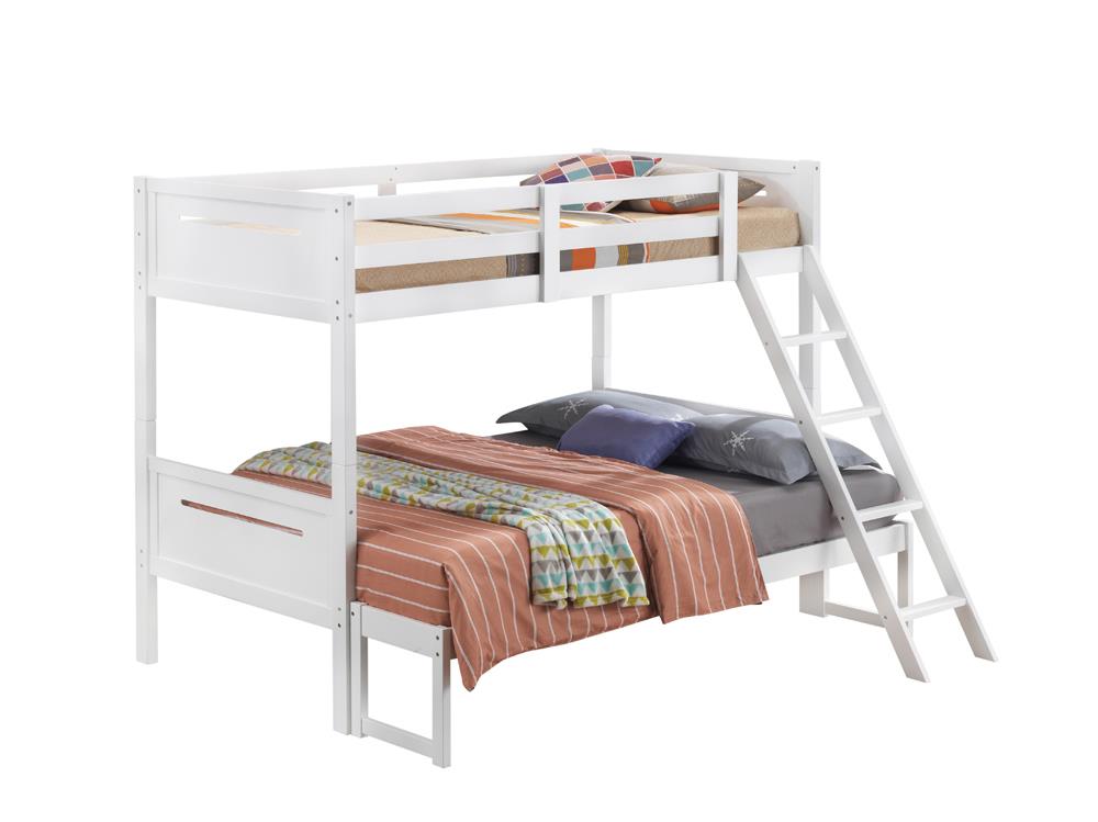 Littleton - Littleton Twin/Full Bunk Bed White