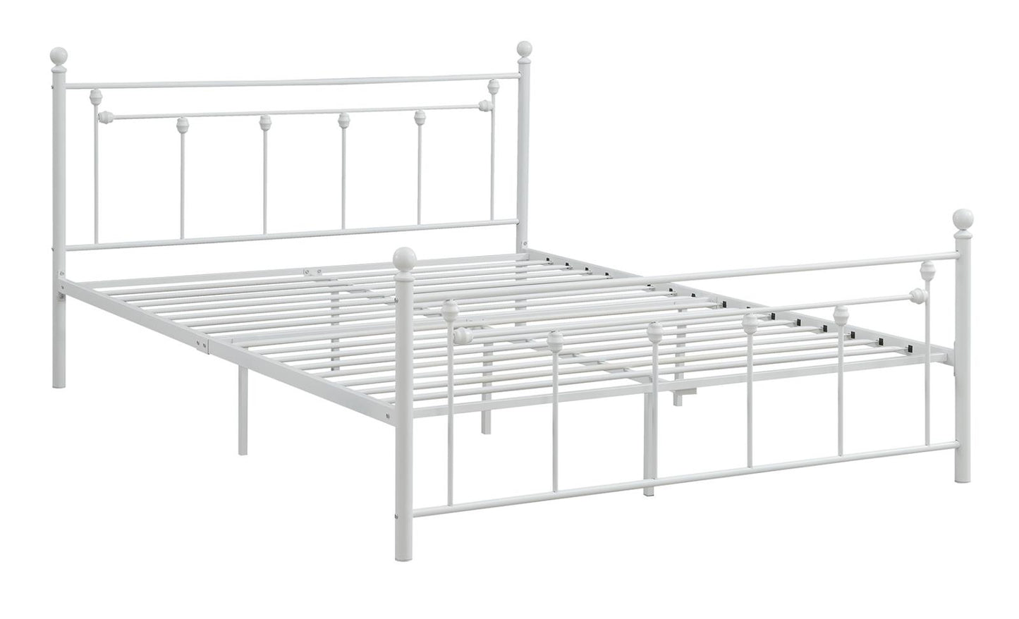 Canon - Canon Metal Slatted Headboard Platform Bed