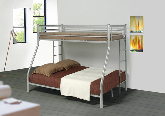 Hayward - Hayward Twin over Full Bunk Bed Silver