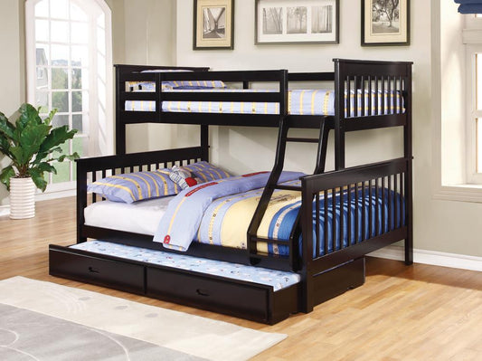 Chapman - Chapman Twin over Full Bunk Bed Black