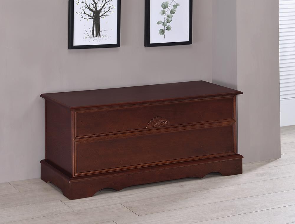 Paula - Paula Rectangular Cedar Chest Warm Brown