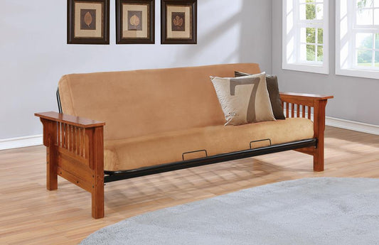 Toulouse - Toulouse Futon Frame with Slat Detail Oak