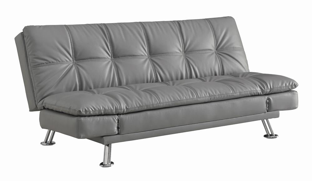 Dilleston - Dilleston Tufted Back Upholstered Sofa Bed Grey