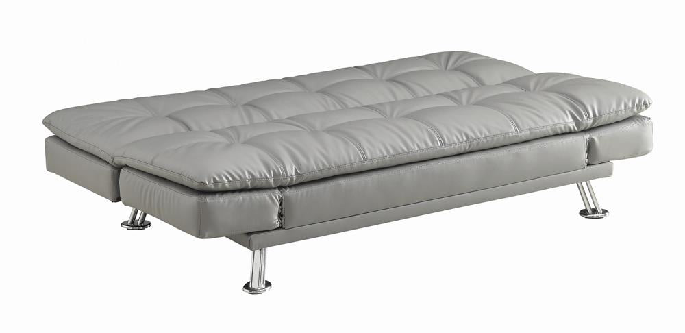 Dilleston - Dilleston Tufted Back Upholstered Sofa Bed Grey