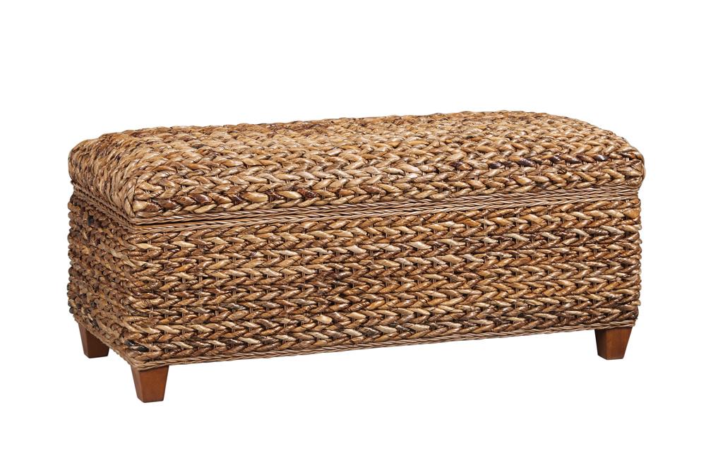 Laughton - Laughton Hand-Woven Storage Trunk Amber