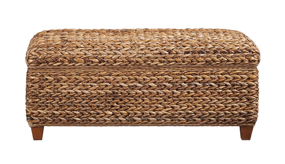 Laughton - Laughton Hand-Woven Storage Trunk Amber