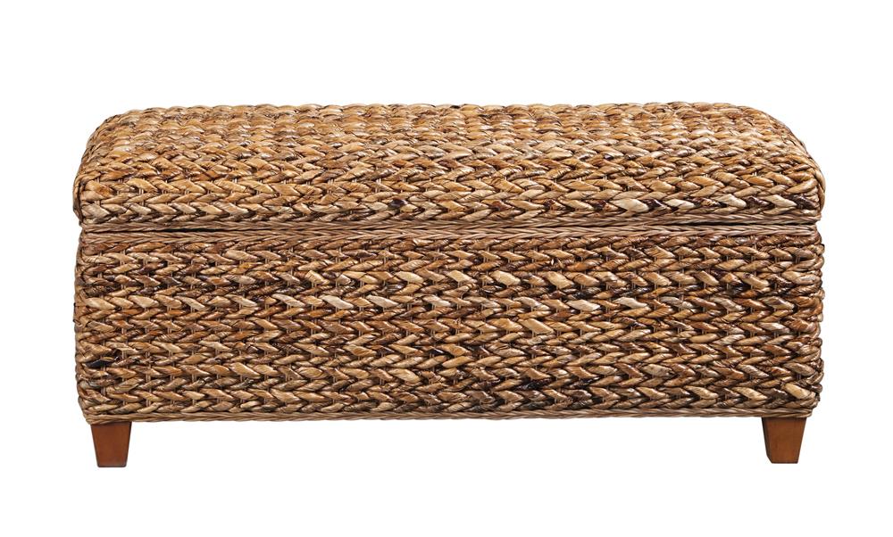 Laughton - Laughton Hand-Woven Storage Trunk Amber
