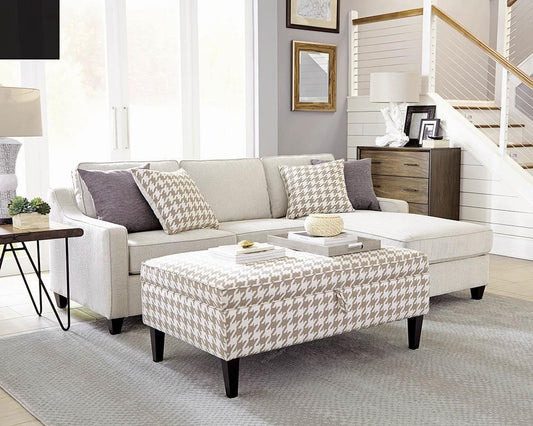 Mcloughlin - McLoughlin Upholstered Sectional Cream