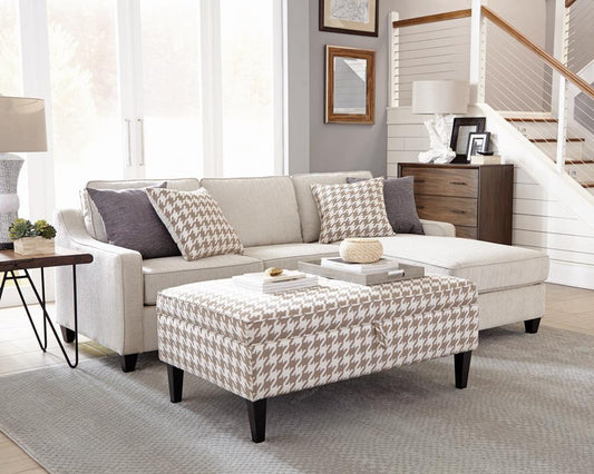 Mcloughlin - McLoughlin Upholstered Sectional Cream