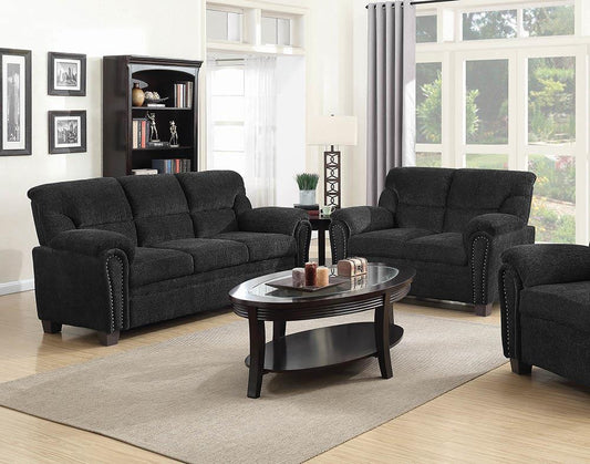 Clemintine - Clemintine Upholstered Pillow Top Arm Living Room Set